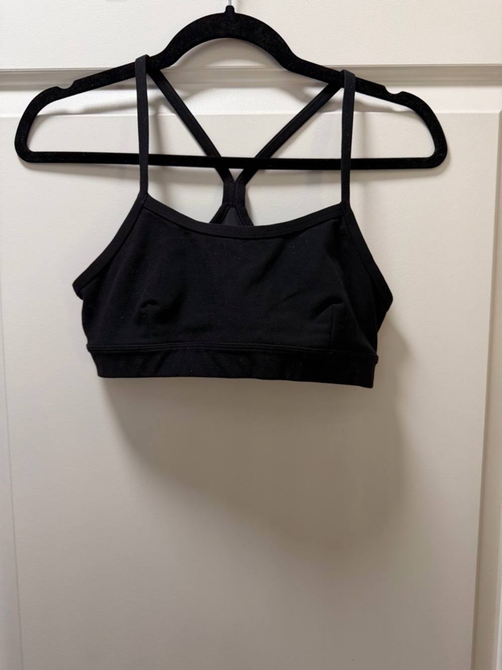 ALO Yoga Black Strappy Sports Bralette